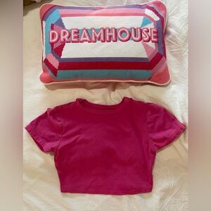 Urban Outfitters Pink Crop Top